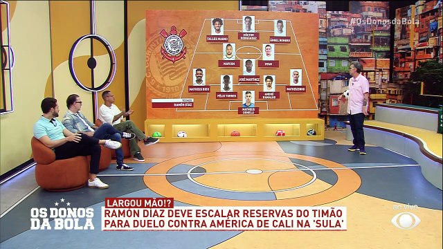 Confira a provável escalação do Corinthians contra o América de Cali, na Sul-Americana