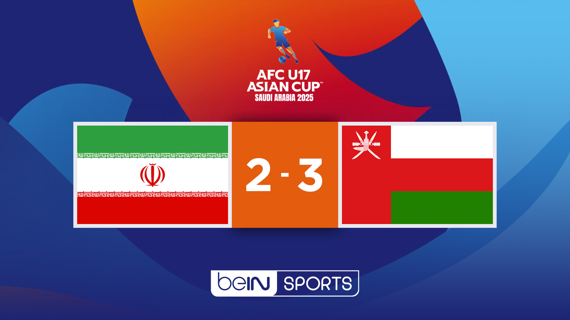 ملخص مباراة عُمان وإيران (3-2)