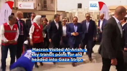 Macron says humanitarian situation in Gaza is 'critical' as he pushes for new ceasefire