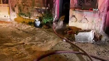 Eşyalarını yenilediği evi alevlere teslim oldu