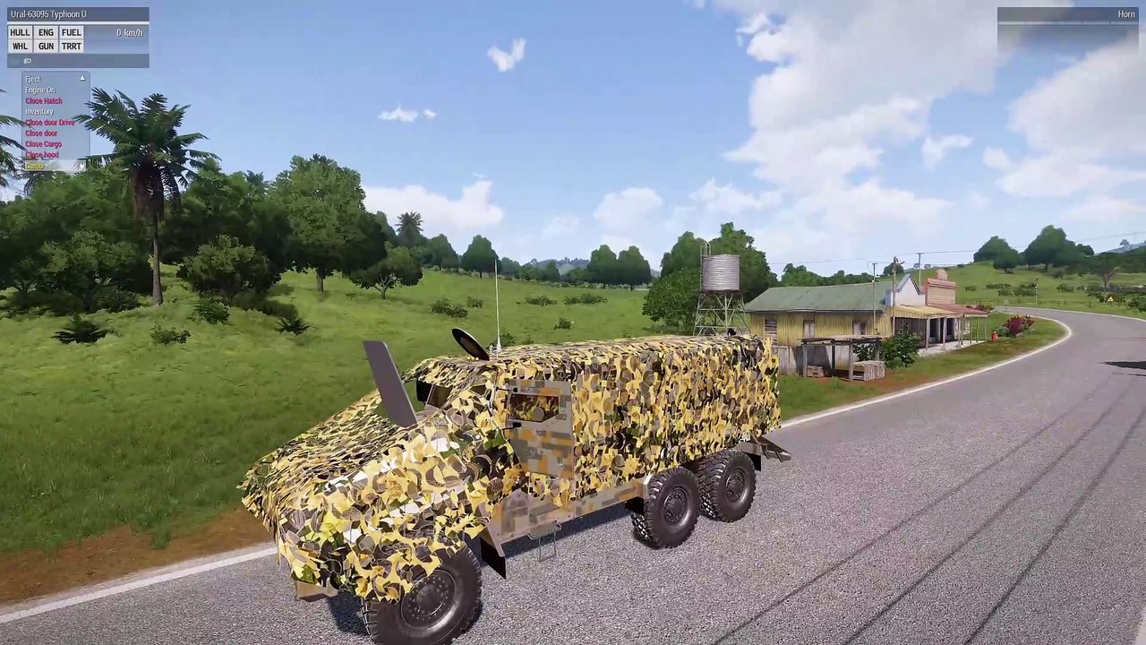 Ural 63095 Thypoon in Arma3 fahren