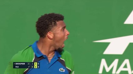 Monte-Carlo - Fils renversant face à Griekspoor