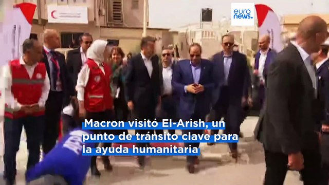 Macron insta a permitir la entrada de ayuda humanitaria a Gaza y pide un nuevo alto el fuego