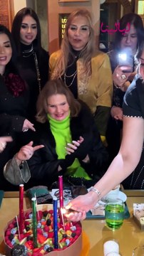 لقطات من حفل عيد ميلاد الفنانة الكبيرة #يسرا.. كل عام وأنتِ دائماً متألقة 🎂🤍