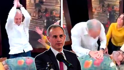 Hugo López-Gatell es criticado por un polémico video donde trata de reanimar a una persona