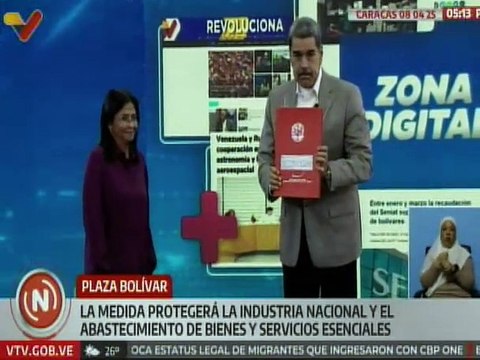 Caraqueños apoyan decisión del Pdte. Maduro al decretar emergencia económica para proteger al país