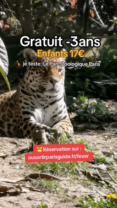 Bons plans Gratuit le zoo de Paris 🇫🇷