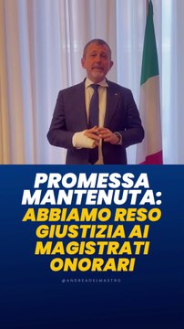 Delmastro - PROMESSA MANTENUTA: la riforma della Magistratura Onoraria è legge. (08.04.25)