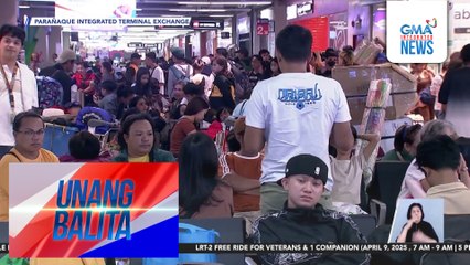 PITX – Pagdagsa ng mga pupunta sa mga probinsiya para sa Holy Week, inaasahang magsisimula ngayong araw | Unang Balita