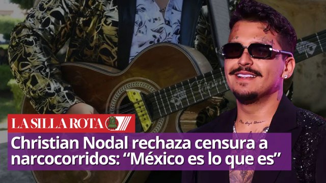 Christian Nodal rechaza censura a narcocorridos: “México es lo que es”