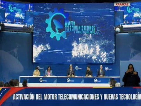 Jefe de Estado: El Motor Telecomunicaciones de Venezuela es uno de los motores que más creció