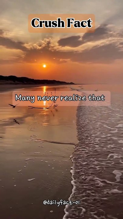 many never relize that....