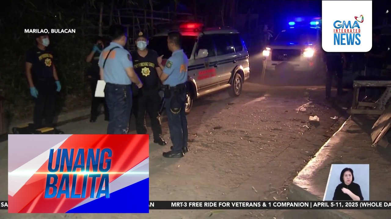 2 sakay ng isang motorsiklo, patay matapos pagbabarilin | Unang Balita