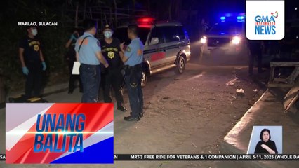 2 sakay ng isang motorsiklo, patay matapos pagbabarilin | Unang Balita