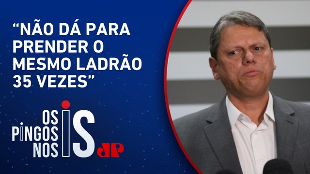 Tarcísio de Freitas pede mudanças na legislação para enfrentar crime no Brasil