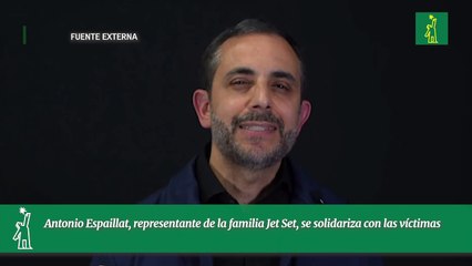 Antonio Espaillat, representante de la familia Jet Set, se solidariza con las víctimas