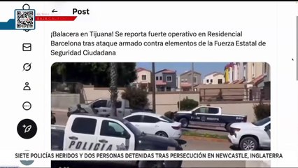 🚨¡Última Hora! Reportan balacera entre policías y civiles armados en Tijuana