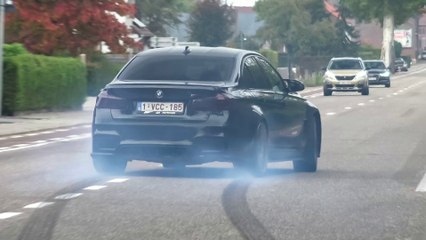 Cars Leaving a Car Meet!