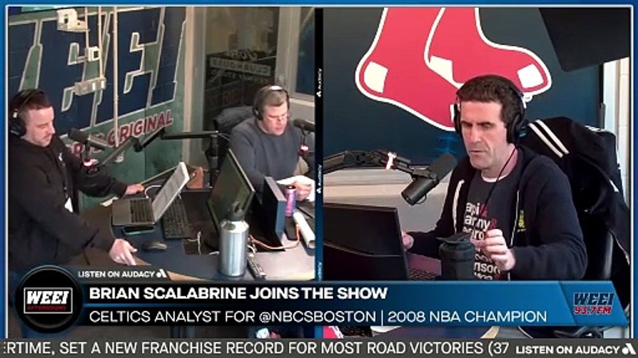 Brian Scalabrine joins WEEI Afternoons