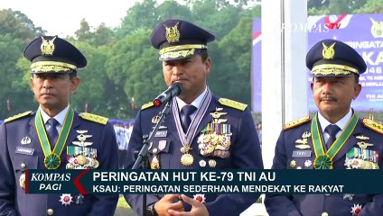 Intip Momen Perayaan Ulang Tahun ke-79 TNI AU, Digelar Sederhana & Mendekat ke Rakyat