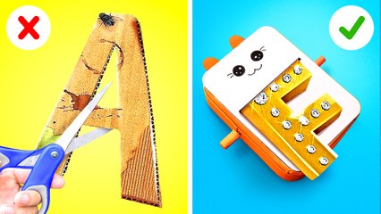 Best Cardboard Crafts! 🤩 Try These Incredible School Tricks That Do Work