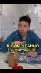 Daniele condotta compleanno di mamma