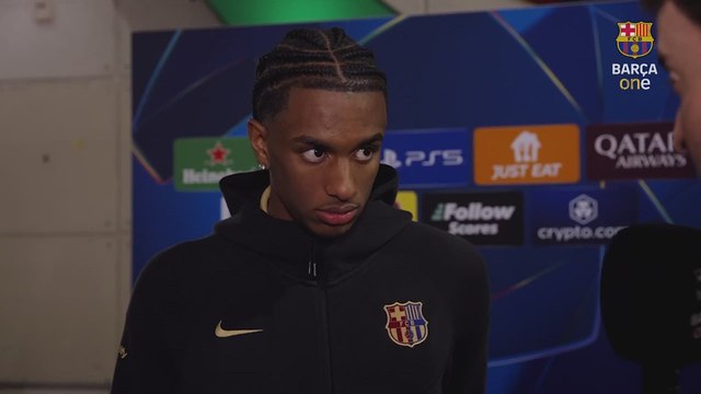Zona mixta FC Barcelona 4 - Borussia 0