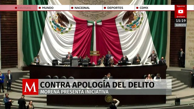 Iniciativa de Morena busca prohibir la apología del delito en medios de entretenimiento