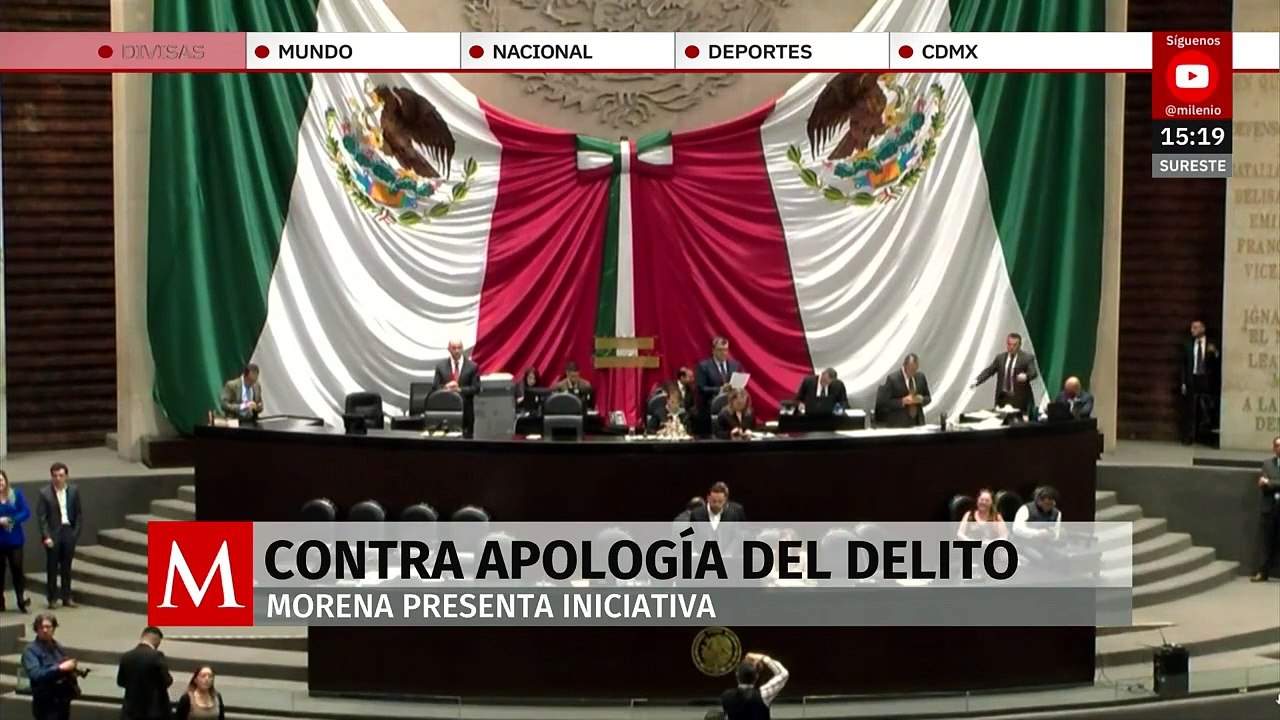 Iniciativa de Morena busca prohibir la apología del delito en medios de entretenimiento