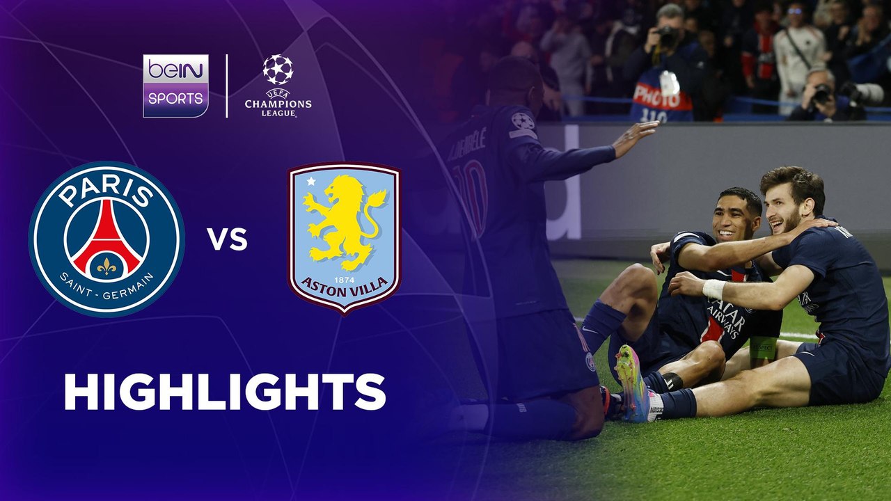 PSG 3-1 Aston Villa | Champions League 24/25 Match Highlights