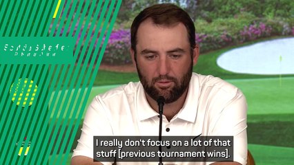 'Last year means nothing' - Defending Masters champion Scheffler