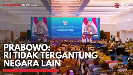 Prabowo: RI Tidak Tergantung Negara Lain