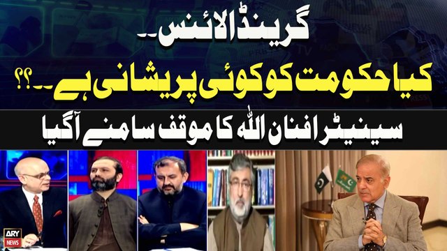 Grand Alliance... Is the government facing any concerns? Senator Afnan Ullah stance revealed