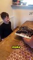 this dad tried to bake a cake on his own birthday