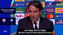 Inter 'happy' with UCL win at 'very strong' Bayern - Inzaghi