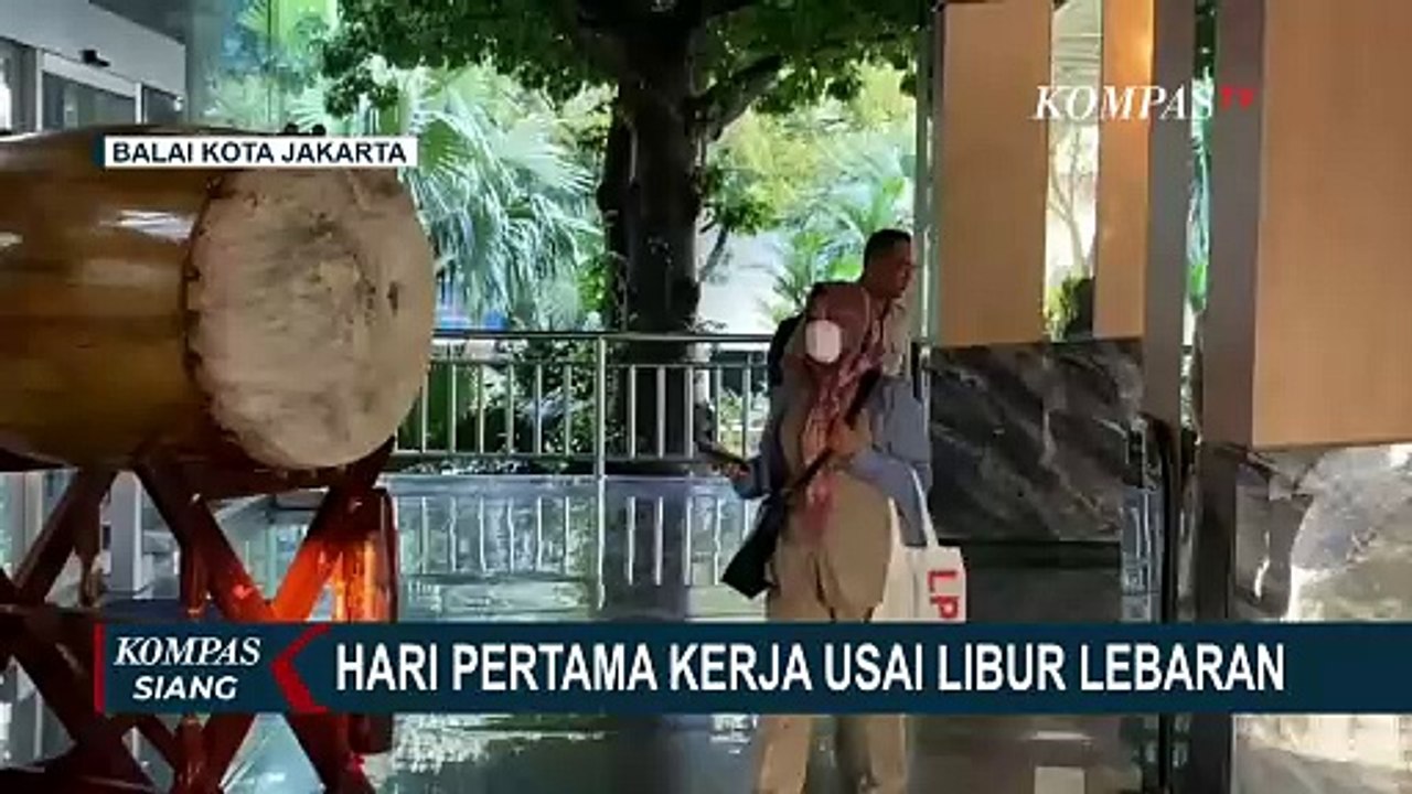 Usai Cuti Bersama Idul Fitri, ASN di Balai Kota Jakarta Kembali Aktif Bekerja