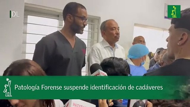 Patología Forense suspende identificación de cadáveres