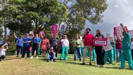 Doctors Protest at John Hunter Hospital Demanding Better Pay and Working Conditions ✊