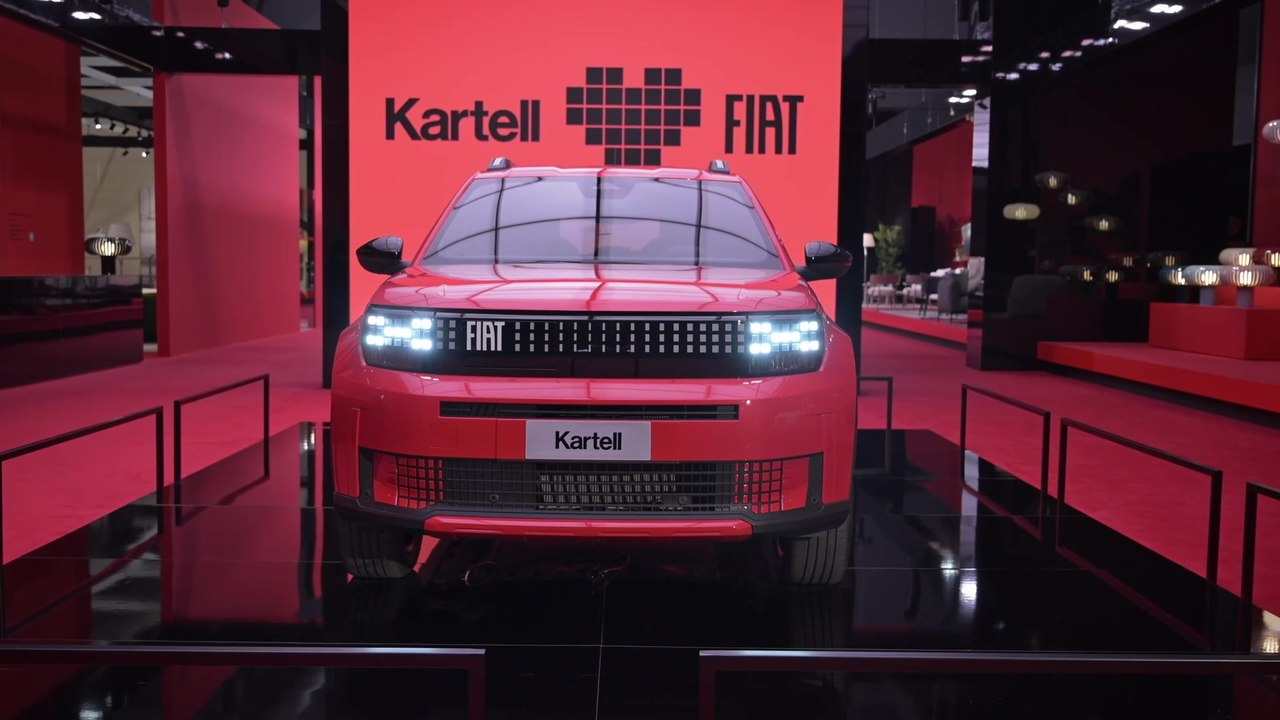 Premiere des Fiat Grande Panda Kartell auf der Möbelmesse in Mailand