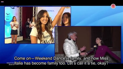 Zeudi Di Palma Returns to Weekend Dance as Miss Italia 2021 | Full-Circle Interview & Celebration