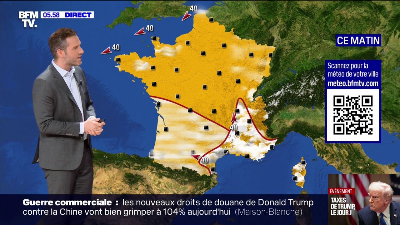 Le soleil s'impose malgré quelques nuages et pluies sur le quart sud de l'Hexagone