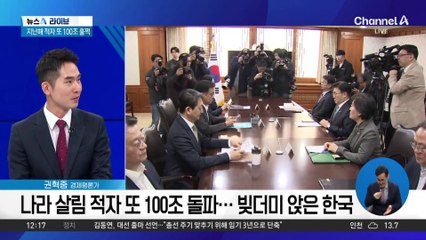 나라 살림 적자 또 100조 돌파…빚더미 앉은 한국