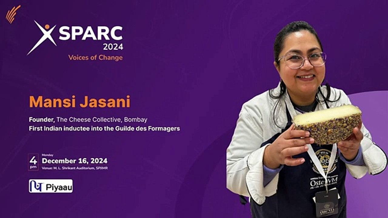 Breaking the mold: How Mansi Jasani built a cheese empire | SParc 2024 | Voices of change