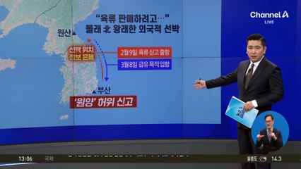 “육류 판매하려고…” 몰래 北 왕래한 외국적 선박