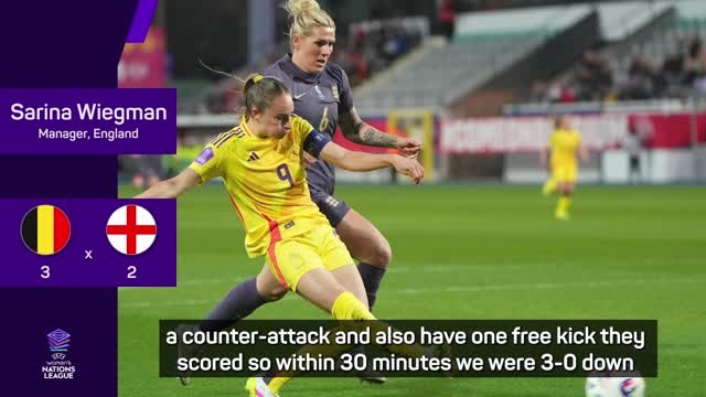 Not good enough and lots to learn - Wiegman on England loss