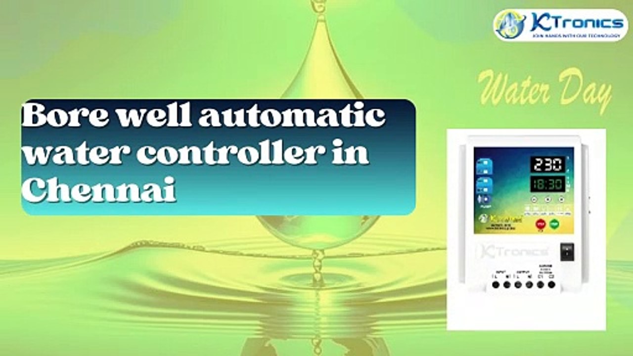 Bore well automatic water controller in Chennai - Ktronics Global (1)