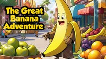The Great Banana Adventure Hindi Story, Very Nice Story , Bedtime Stories,🌛🌝🌟✨🌝👍🏻💐🌿🌱🌳🍓🍓🍓🍎🍎🍎🍊🍊🍊❤️