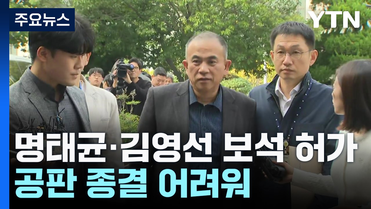 '정치자금법 위반' 명태균·김영선 전 의원 보석 허가 / YTN