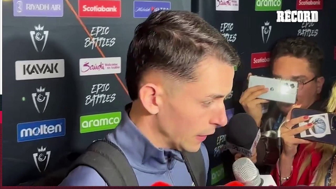 Álvaro Fidalgo habló en zona mixta luego de la derrota del América ante Cruz Azul en los cuartos de final de la Champions Cup.