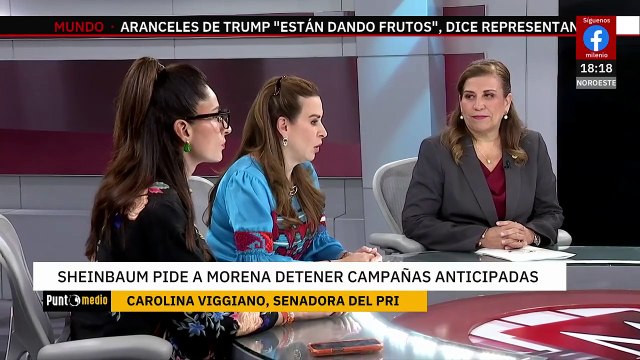 Claudia Sheinbaum pide detener las campañas anticipadas | Punto Medio